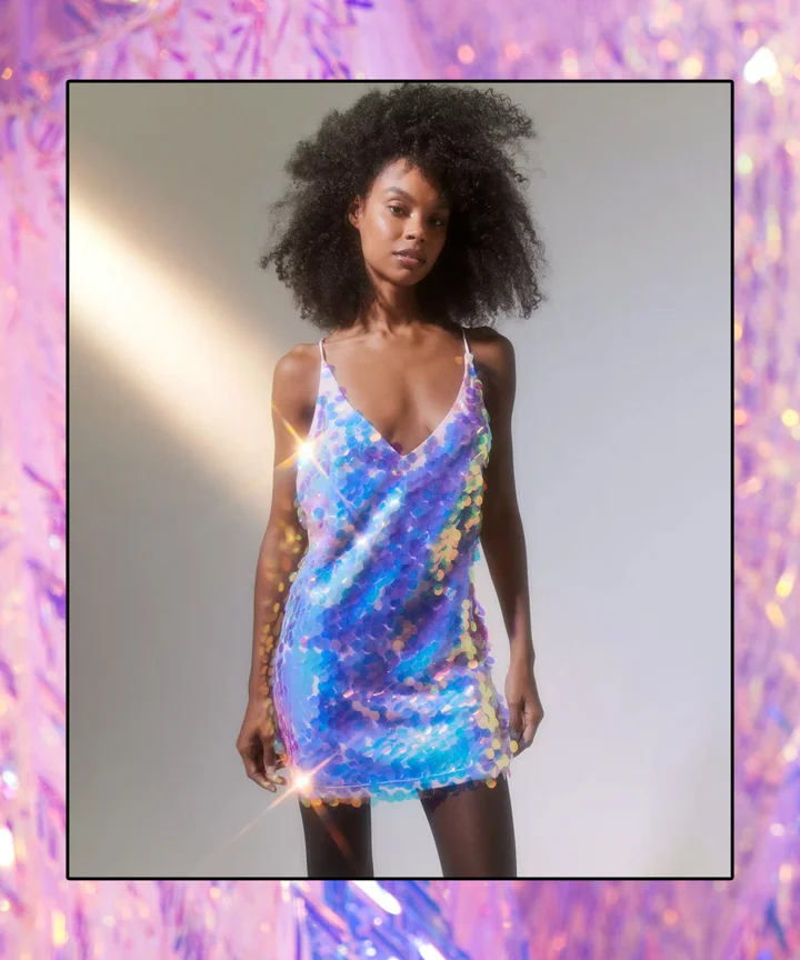 Bright Lights Sequins Mini Dress - City Chic
