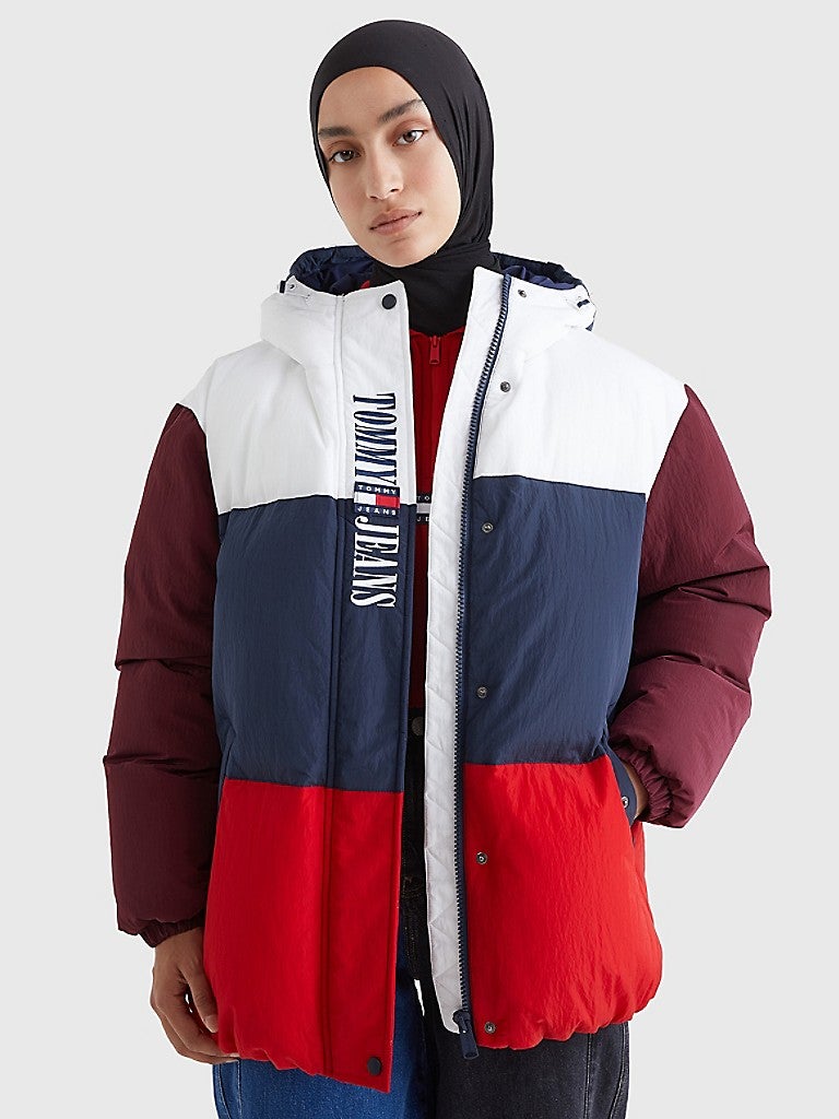 Colorblock tommy clearance hilfiger jacket