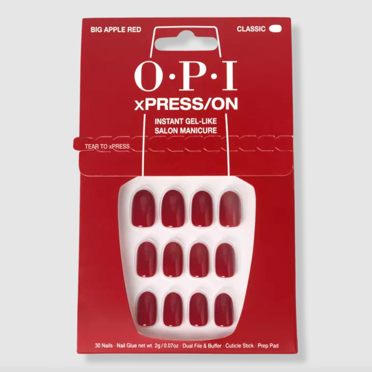 OPI + xPRESS/On Short Solid Color Press On Nails