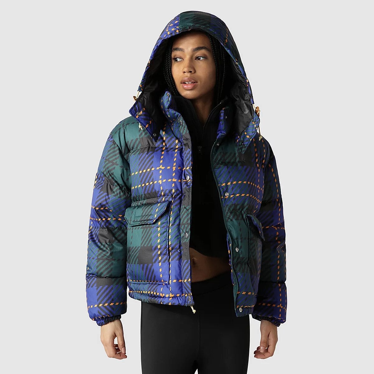 The North Face + Women’s Printed 71 Sierra Down Short Jacket