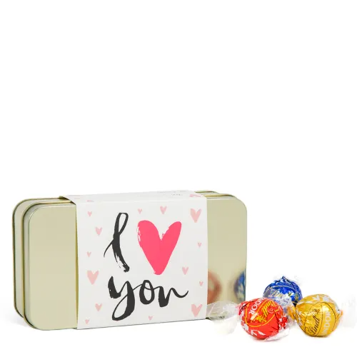 Lindt + Assorted Truffles I Love You Gift Tin