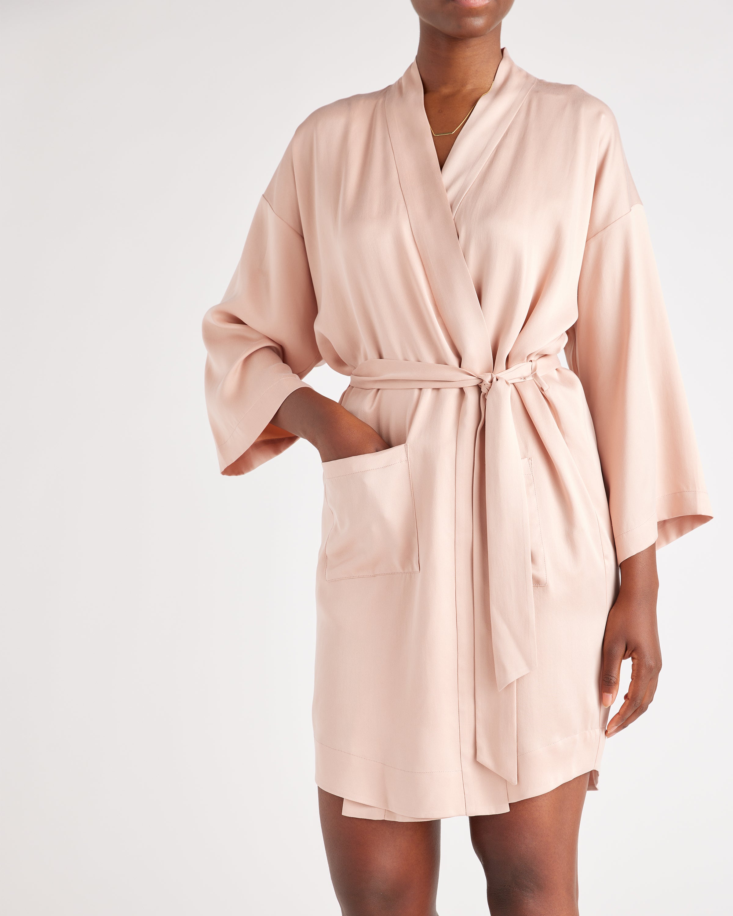 Quince + 100 Washable Silk Robe