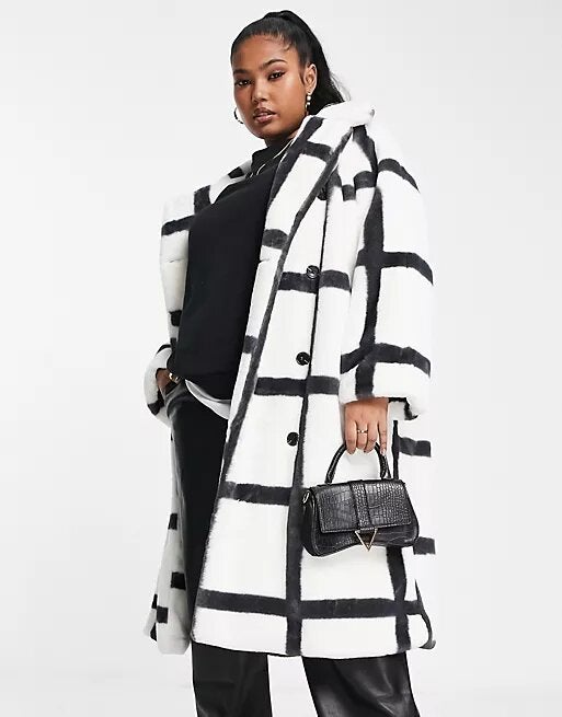 Simply be clearance faux fur coat