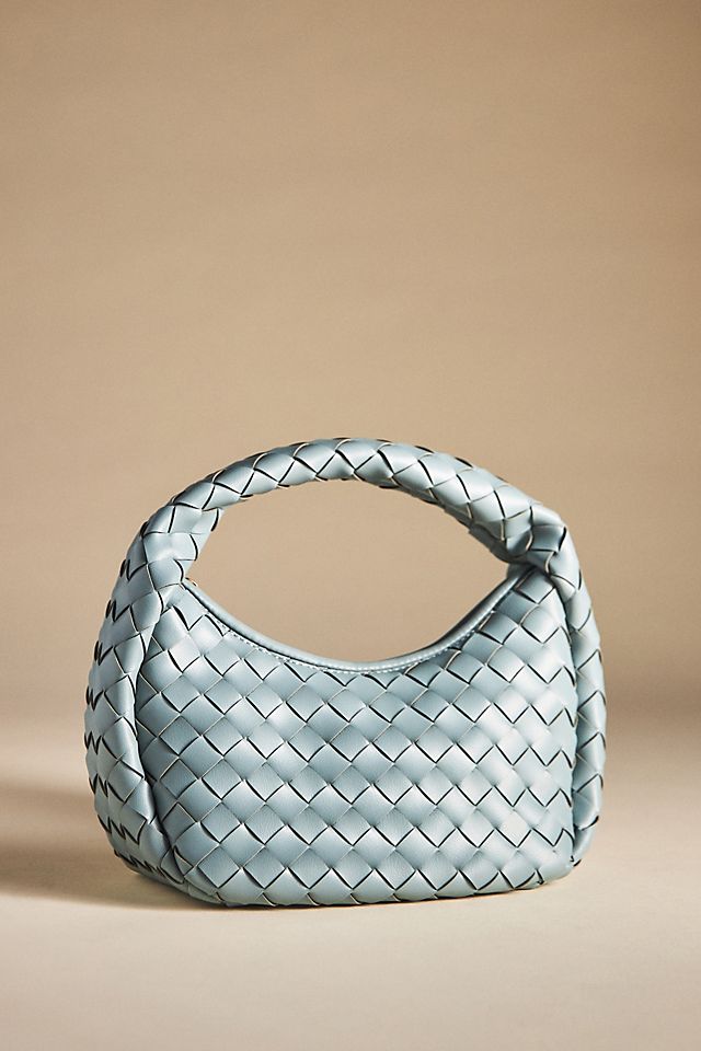 Anthropologie Women's Woven Faux Leather Tote