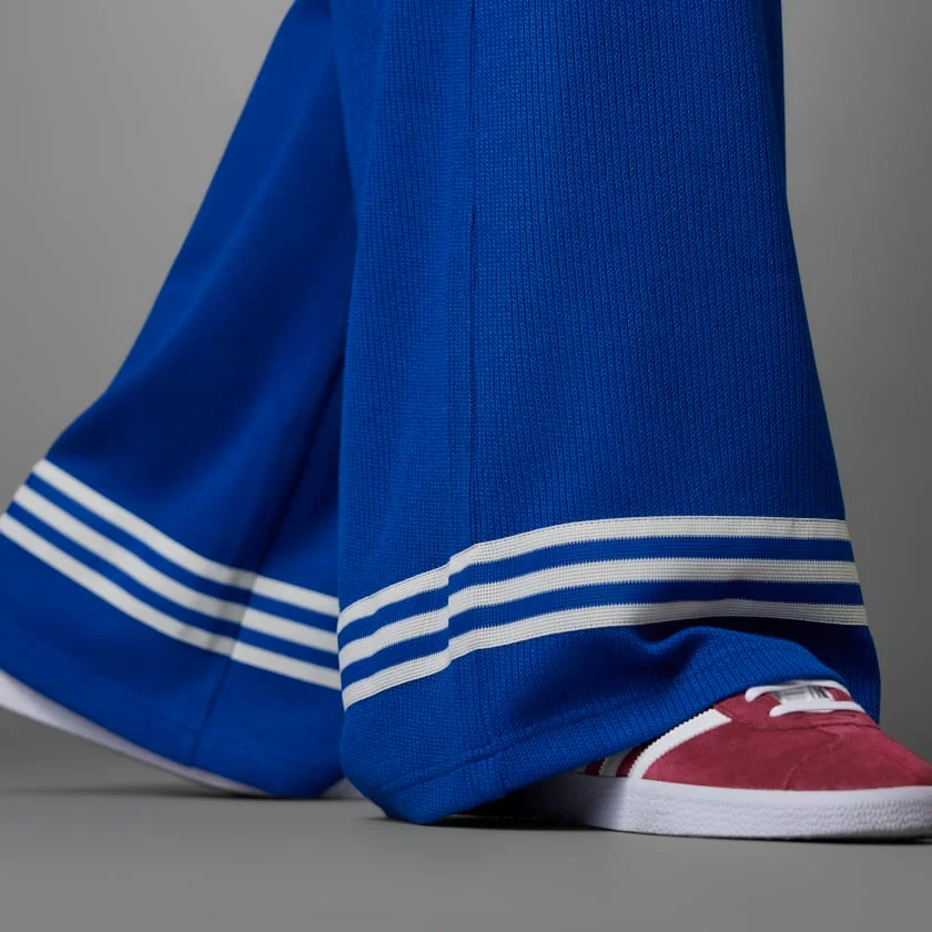adidas Satin Track Pants - Blue