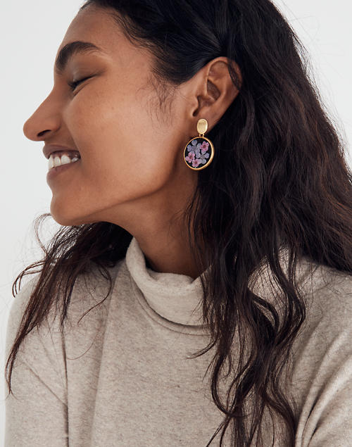 Madewell flower sale earrings