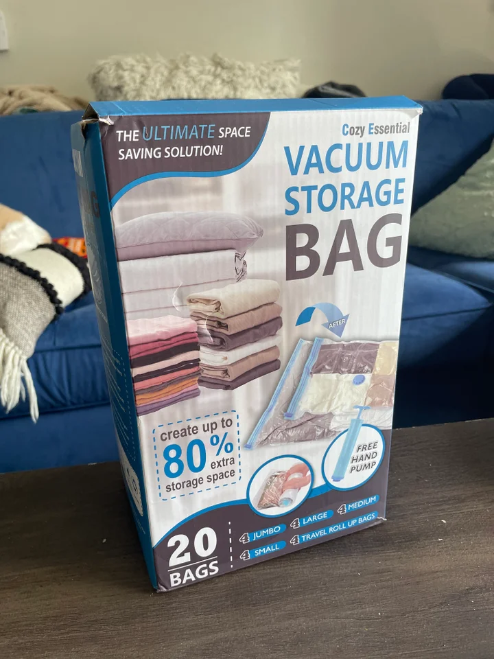 4-Pack Medium Vacuum Storage Bags