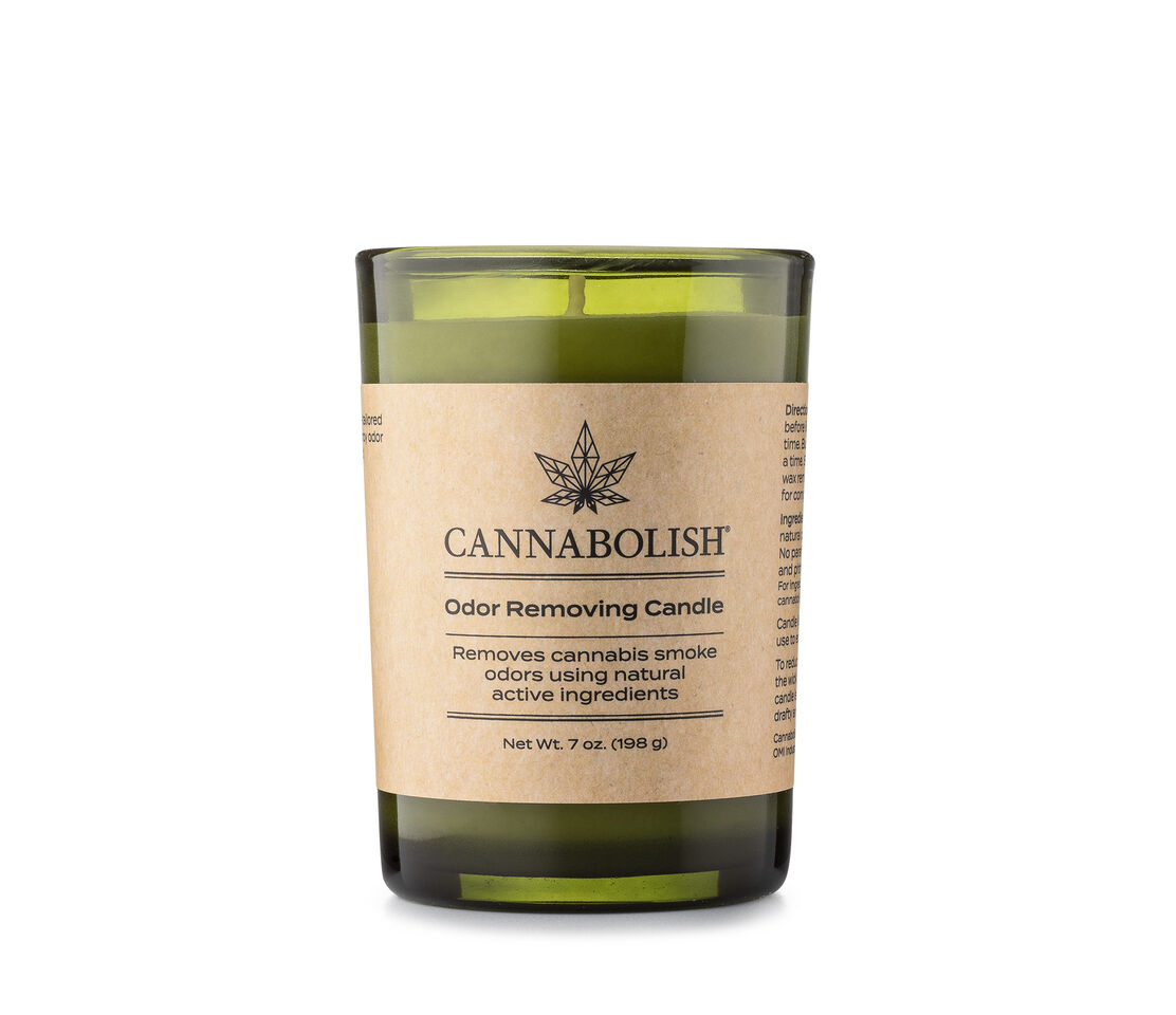 Cannabolish Cannabis Odor Removing Wintergreen Candle   11268432 