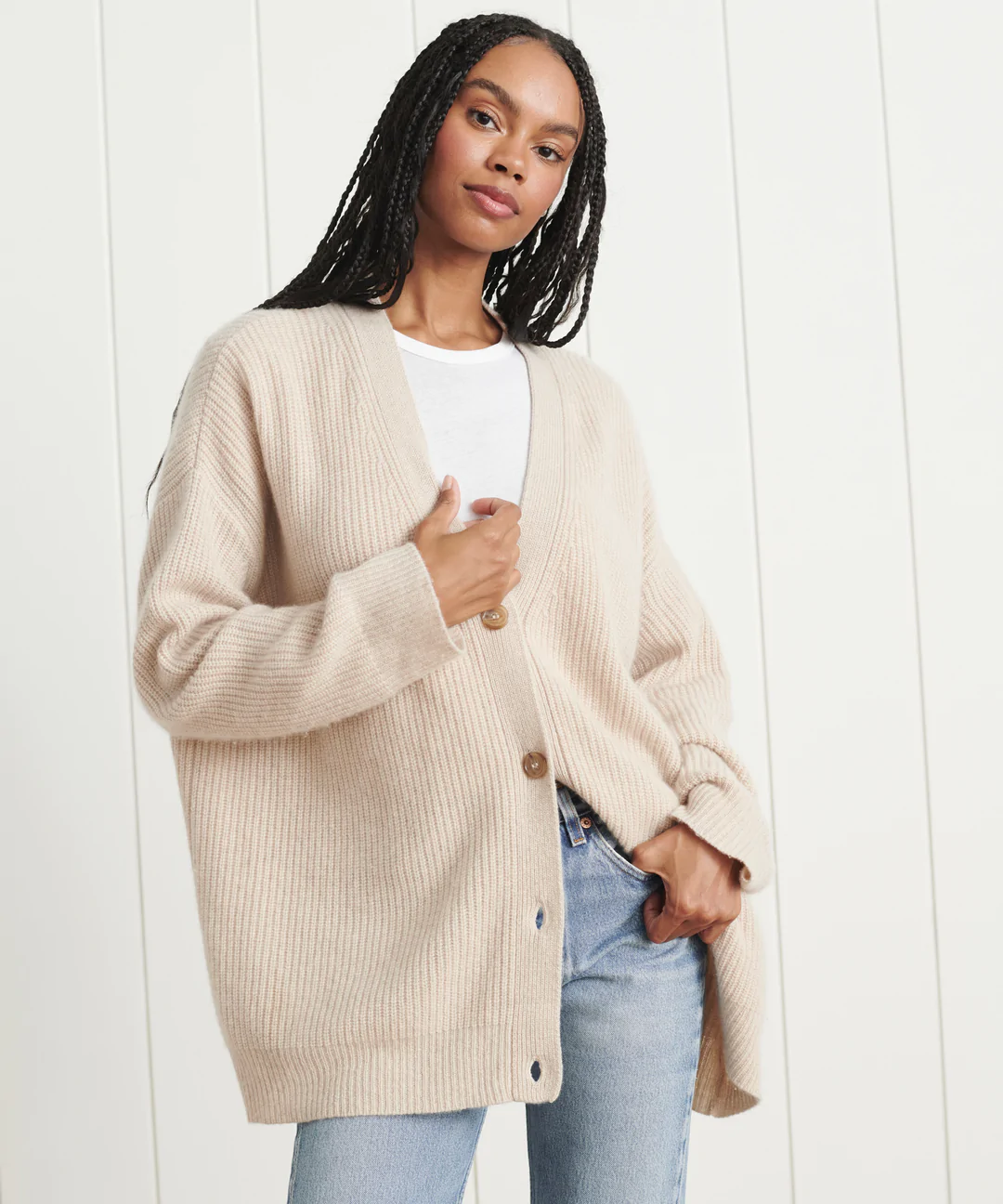 Open Sleeve Cashmere Pullover - Ready-to-Wear