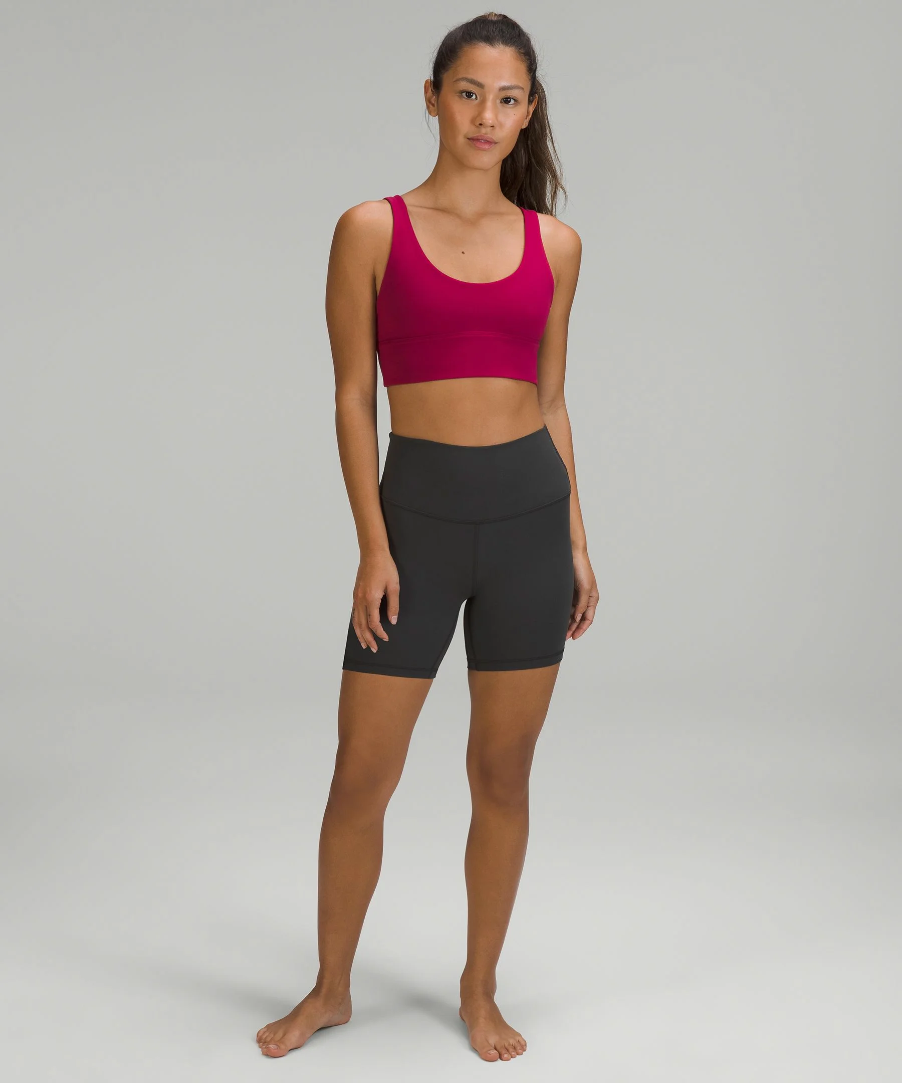 lululemon Align™ Reversible Bra *Light Support, A/B Cup, Mulled  Wine/Canyon Orange