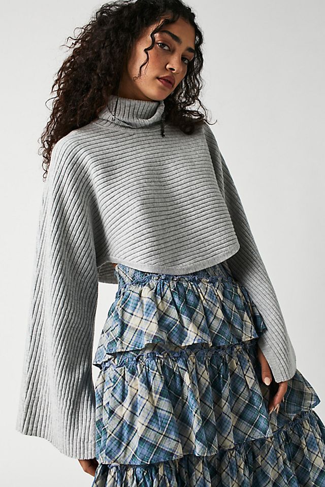 Free people sale mock turtleneck