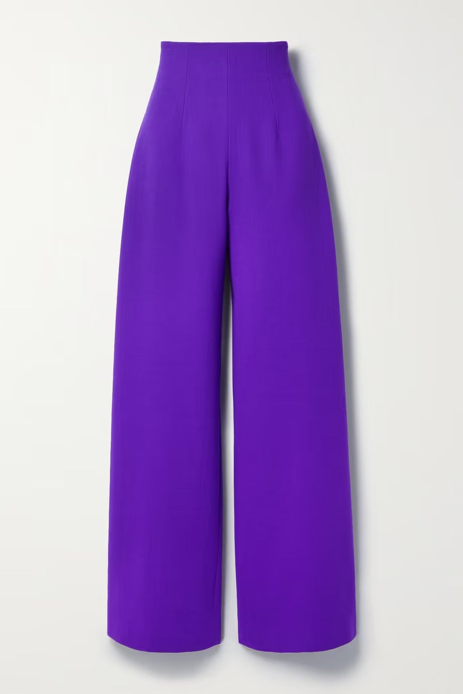 Sergio Hudson + Wool-Crepe Wide-Leg Pants