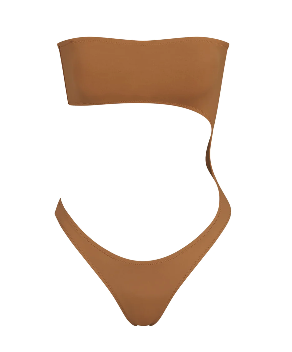 3X Skims Women's Almond Recycled Strapless Monokini One piece Style  Op-brf-2795