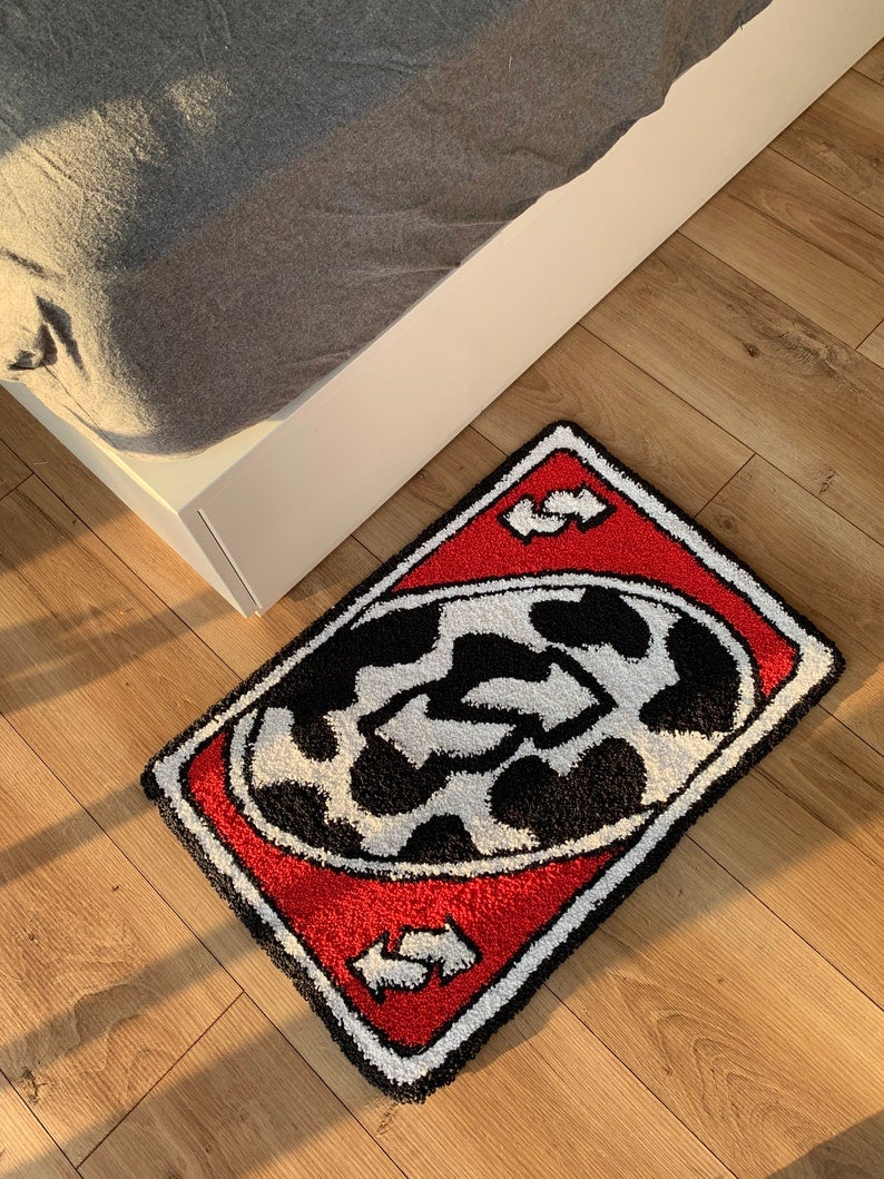 LSD Smile Rug | Custom Rug high quality | Handmade Tufted Rug | Trippy Rug | Streetwear