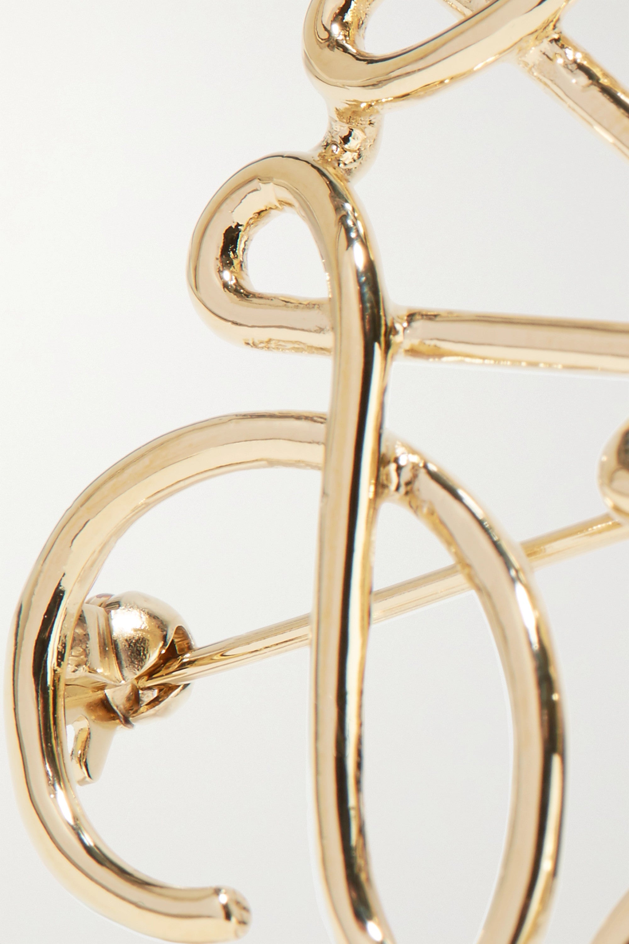 Loewe + Gold-tone brooch