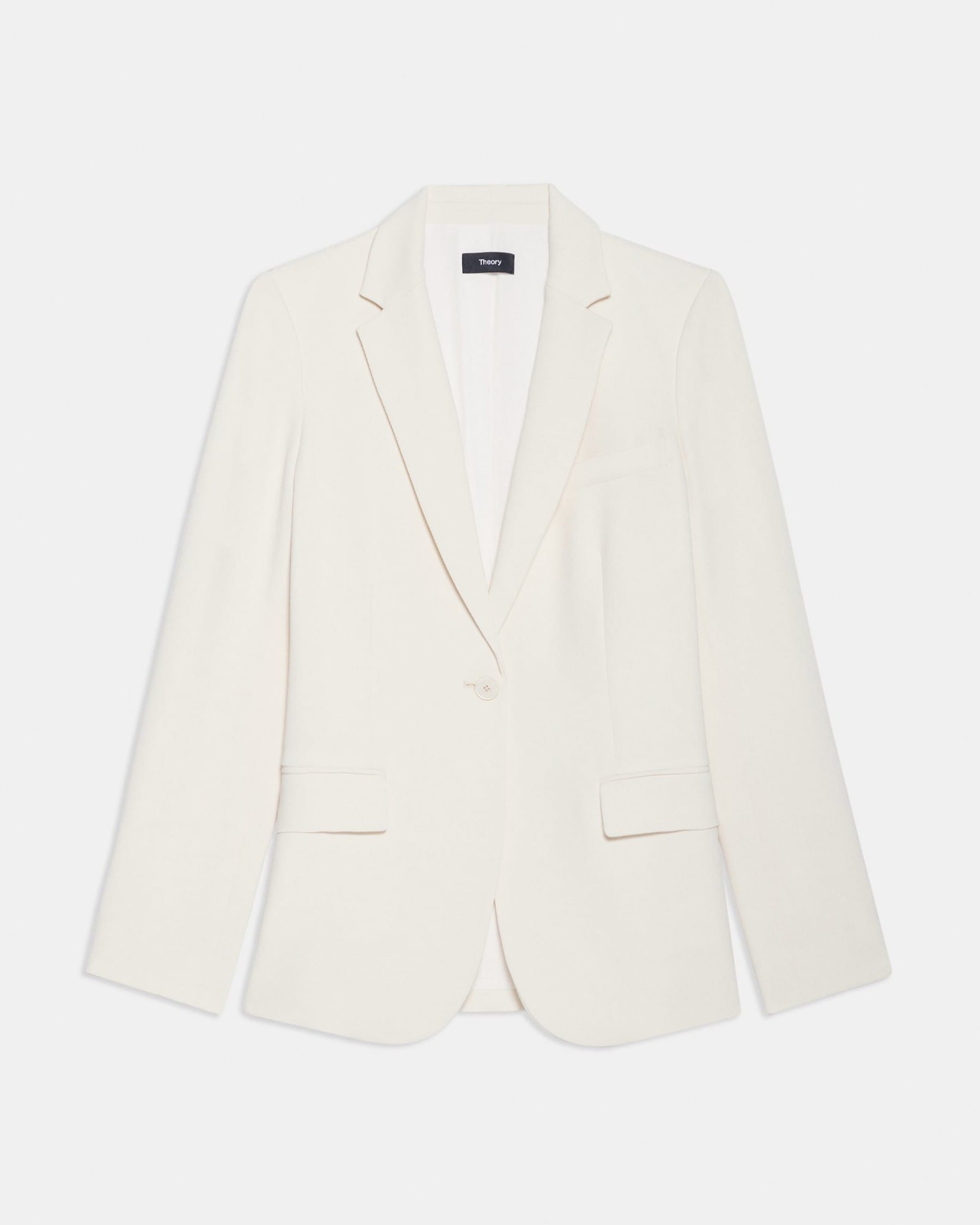 Theory + Staple Blazer in Admiral Crepe