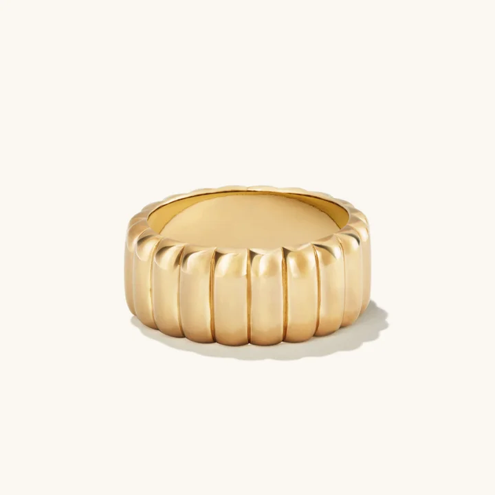 Mejuri 14K Yellow Gold Stackable Rings