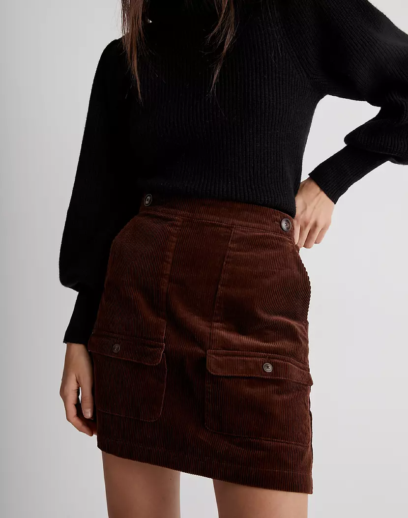 Madewell + Corduroy Mini Skirt