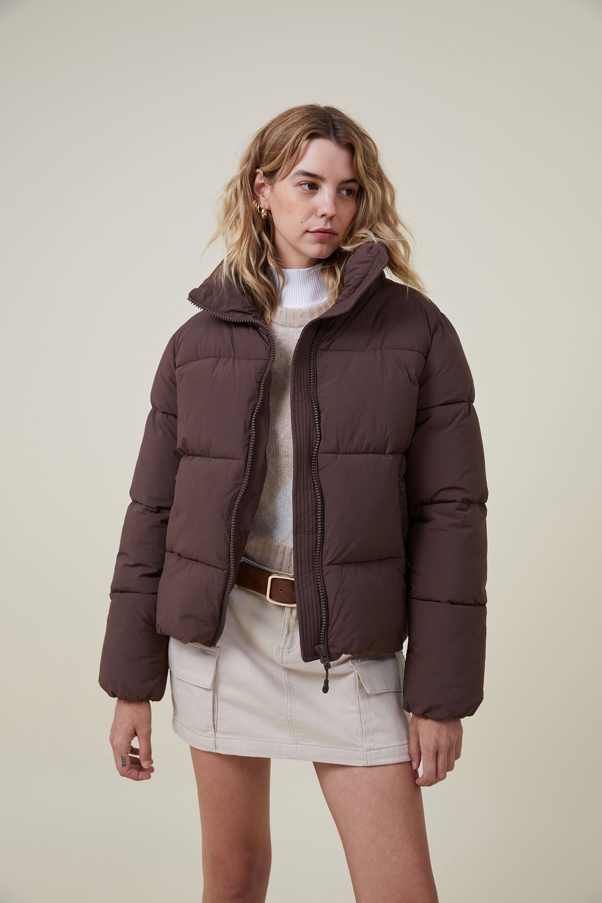 Cotton on shop puffer jacket