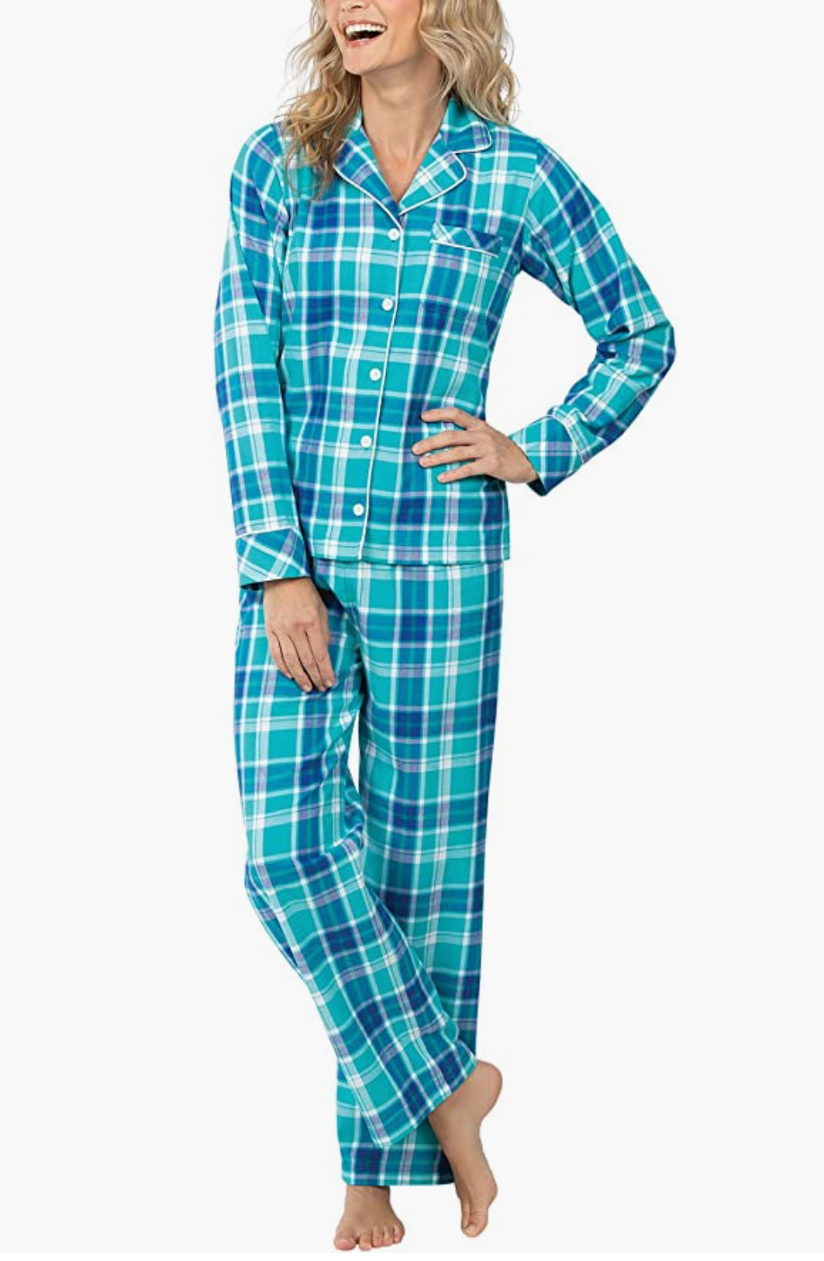 PajamaGram + Women’s Plaid Pajama Sets