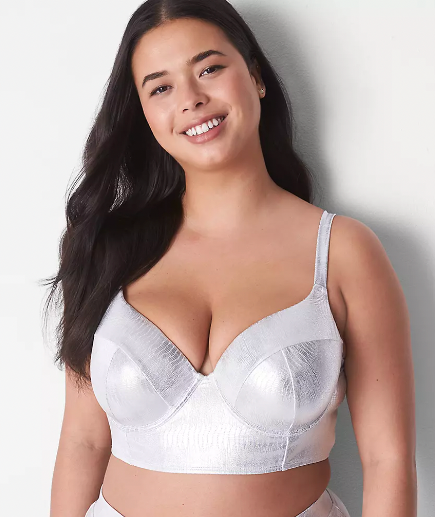 Cacique Satin No-Wire black bra 46DD Size undefined - $24 - From Heather