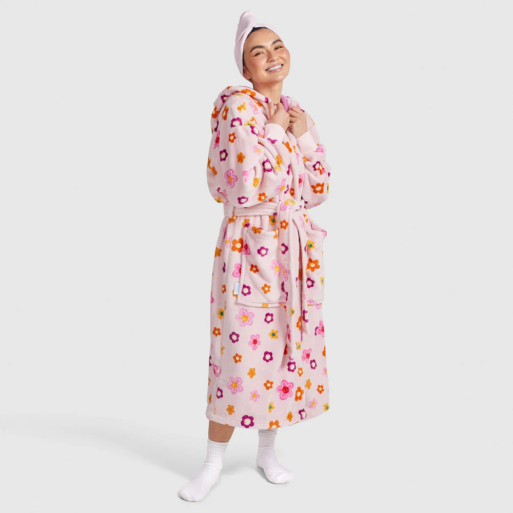 Oodie + Happy Flowers Robe