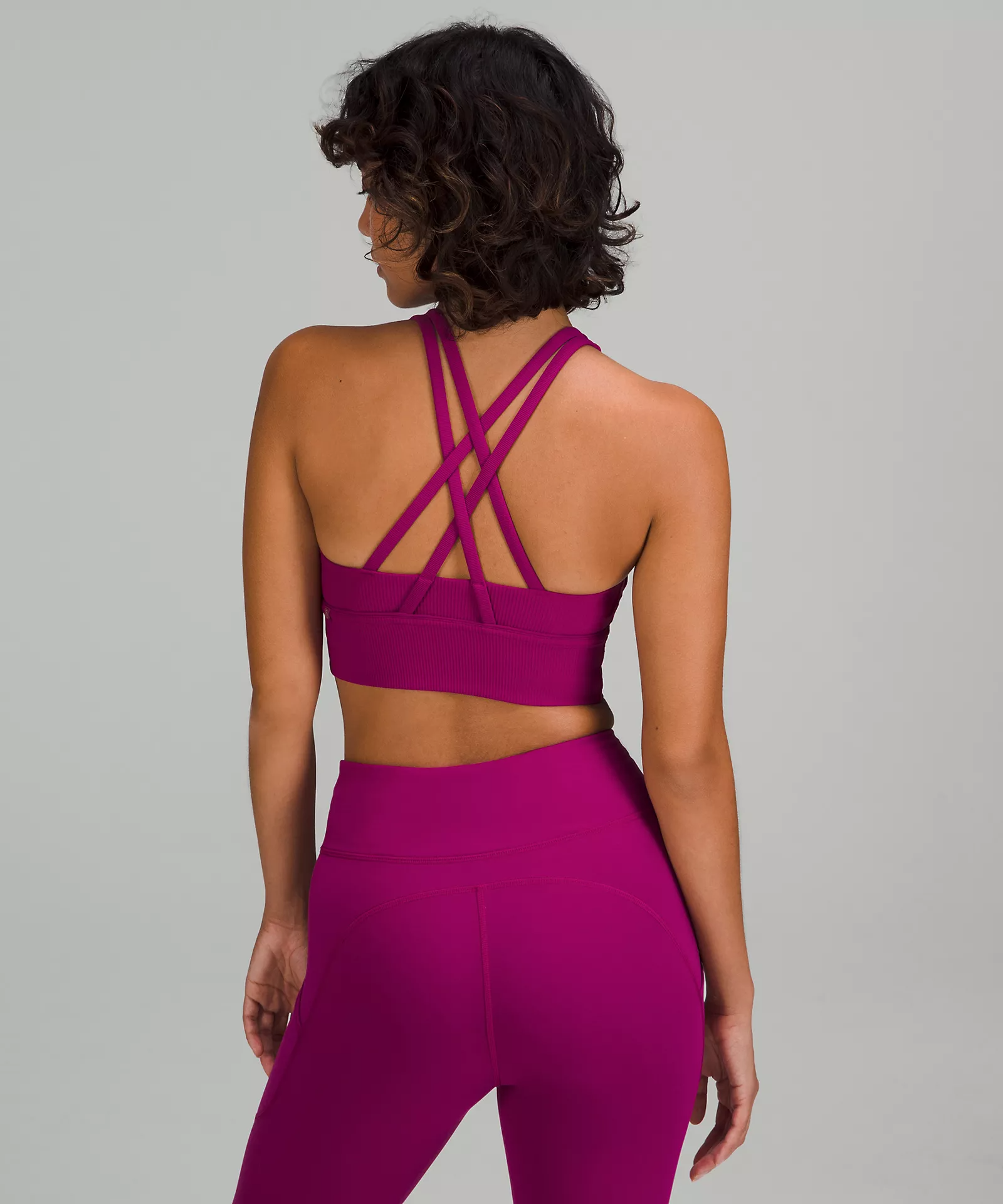 Lululemon + Energy Longline Ribbed Bra Luxtreme