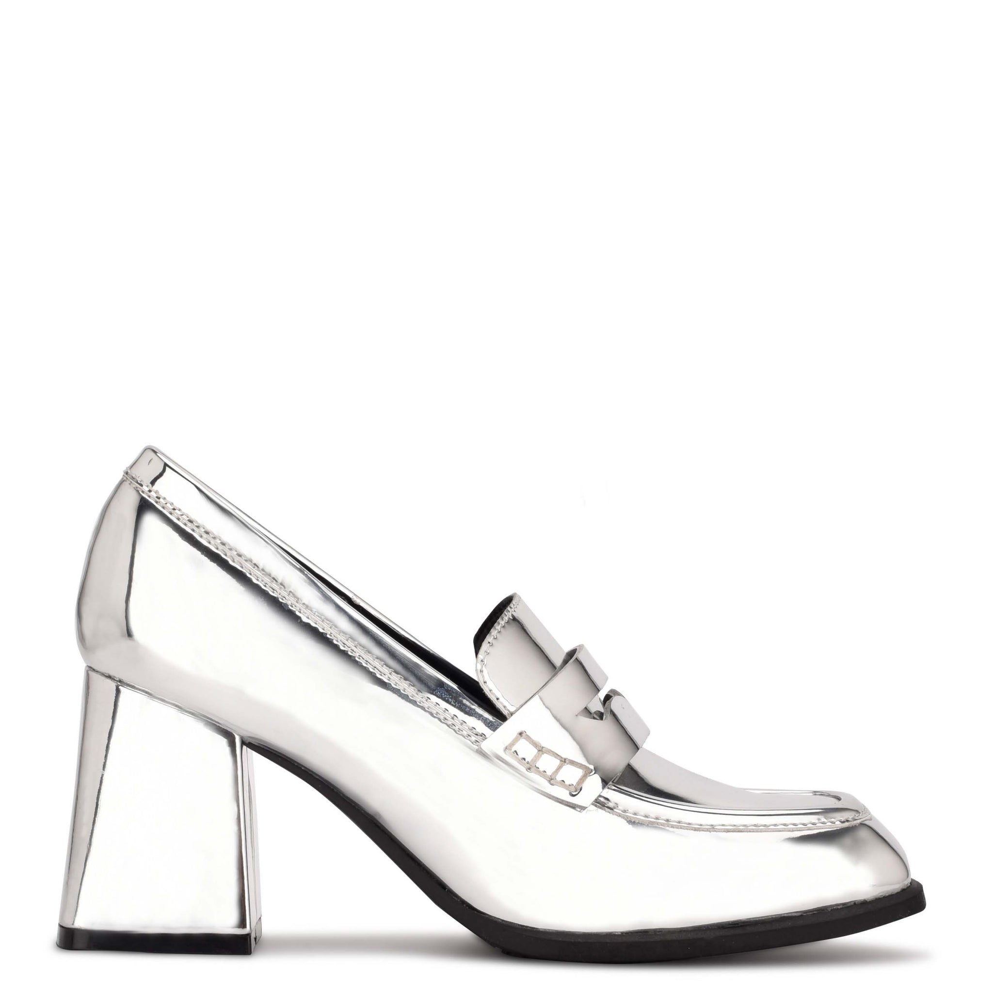 Nine west store heeled loafers