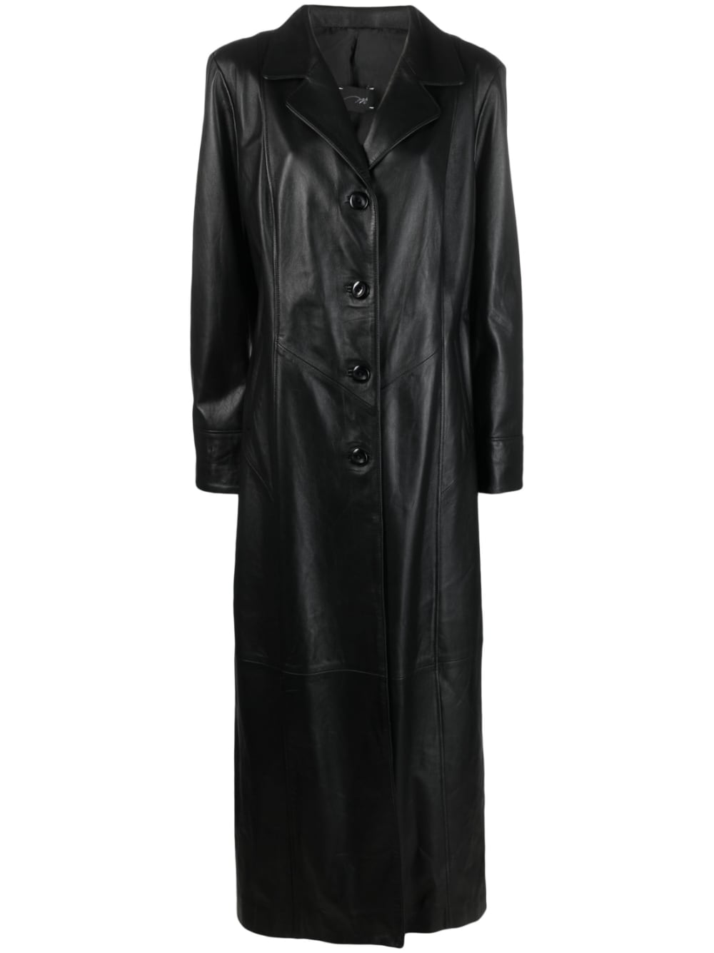 Manokhi + Manokhi plain leather trench coat