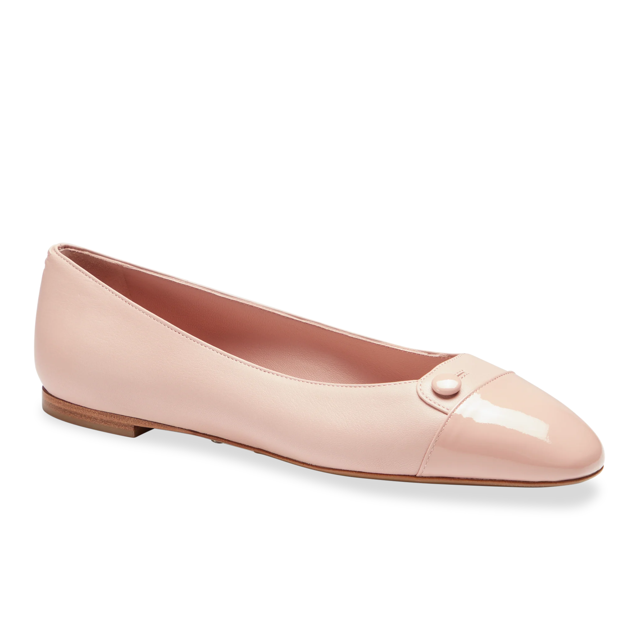 Dreamy Rose patent leather ballet flats