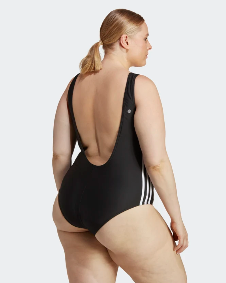Women's Plus Size One Piece Swimsuit ,Backless Bikini Black and