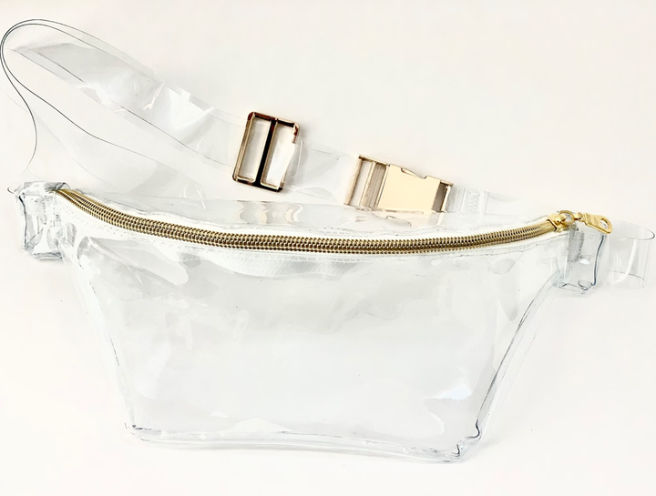  Telena Clear Fanny Pack Stadium Approved Clear Sling Bag  Crossbody bag Purses for Women Transparent Waist Bag with Adjustable Strap  Clear White