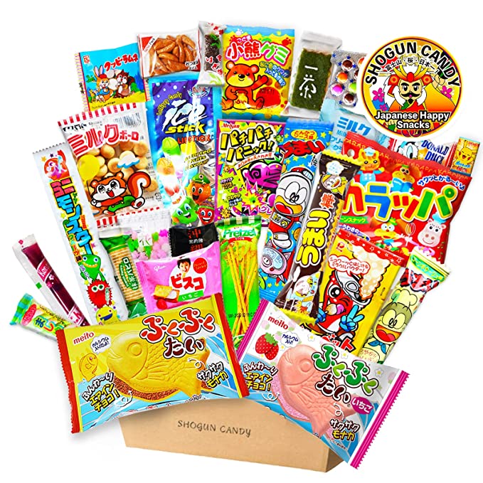 SHOGUN CANDY Store + 30-Piece Japanese Snacks Assortments