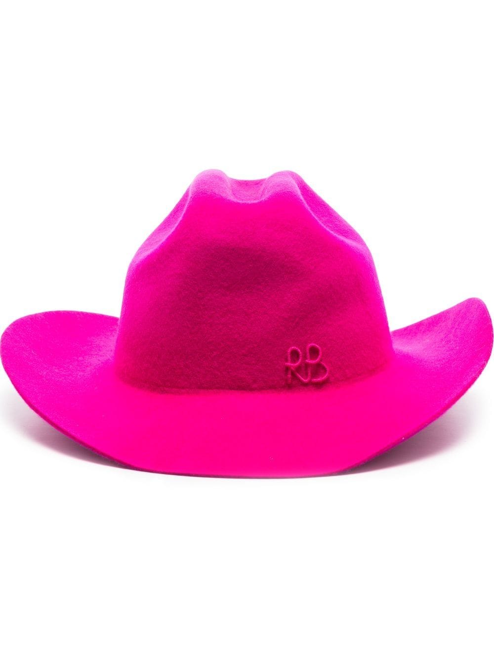 Fashion （Beige）Korean Pink Western Cowboy Hat Women Summer