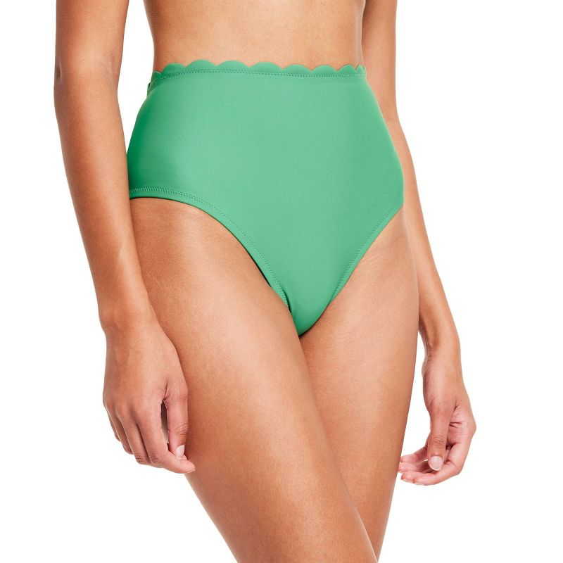 Scalloped best sale swimsuit bottoms