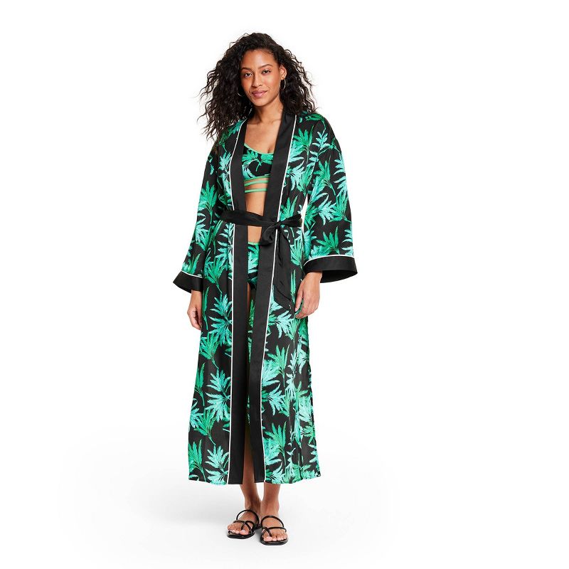 Fe Noel x Target + Feathered Palm Print Cover Up Dress