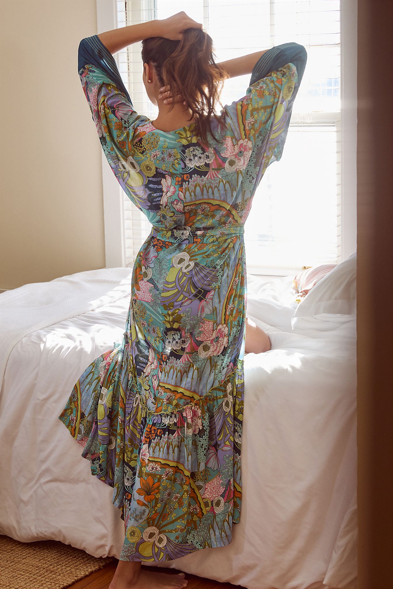 Anthropologie hotsell kimono dress