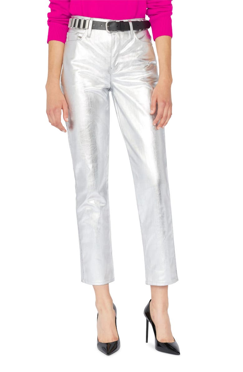 Silver Metallic Pants Are Summer's Most Versatile Trend