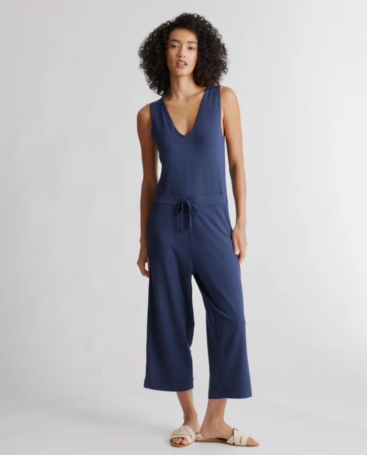 The Air Essentials Jumpsuit,Women Casual Loose Short Sleeve Belted
