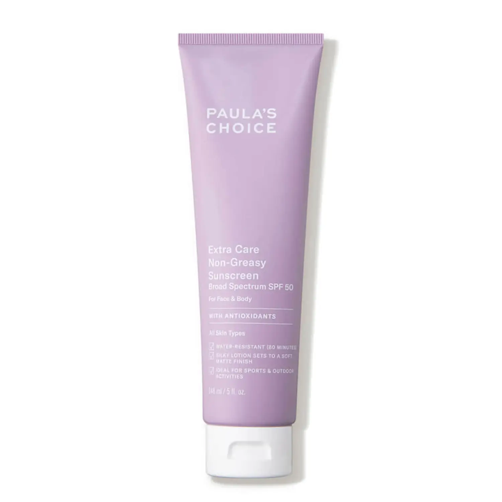 Paula’s Choice + Extra Care Non-Greasy Sunscreen SPF 50