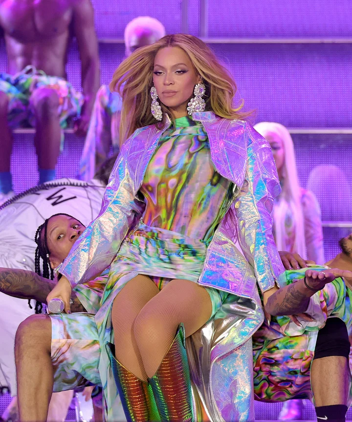 Beyoncé Goes Futuristic in Metallic Bodysuit on Renaissance World Tour