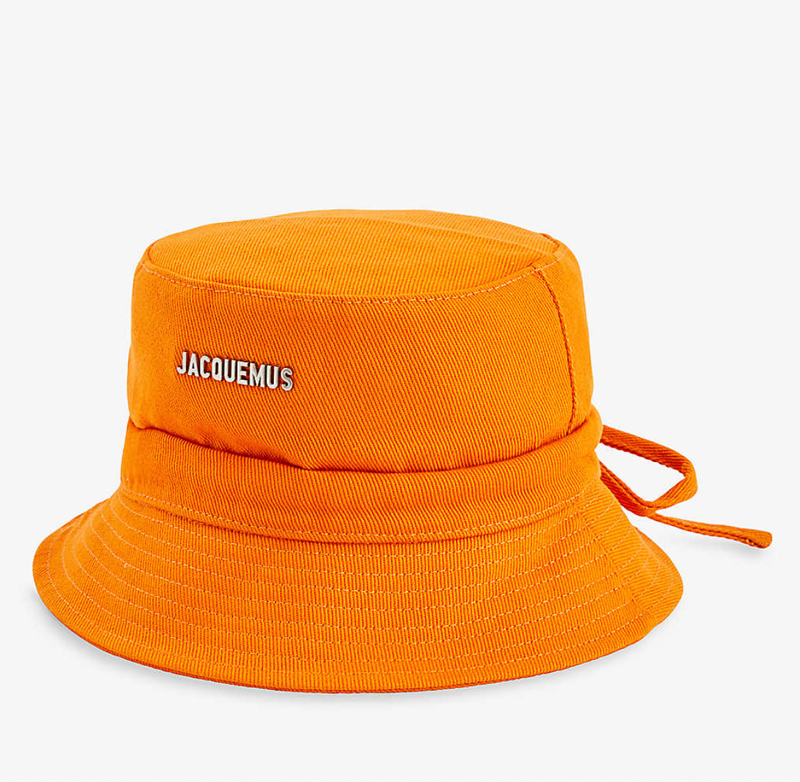 Jacquemus + Le Bob Gadjo Brand-Plaque Cotton Bucket Hat