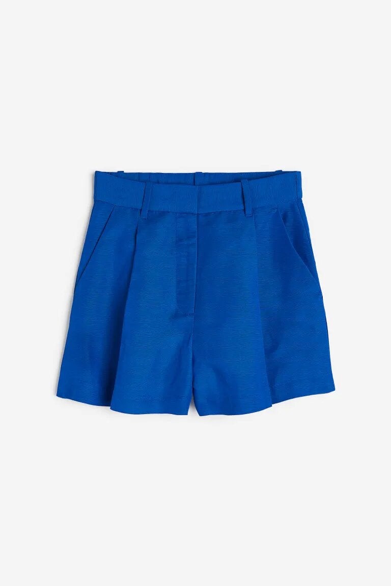 H&M + Linen-Blend Bermuda Shorts