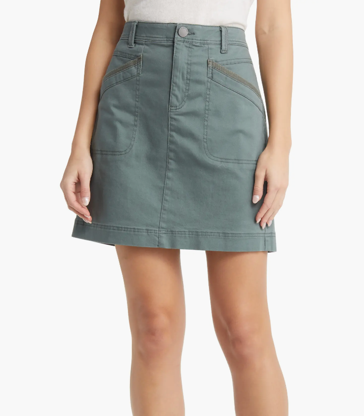 Wit & Wisdom + ‘Ab’Solution V-Yoke Denim Skirt