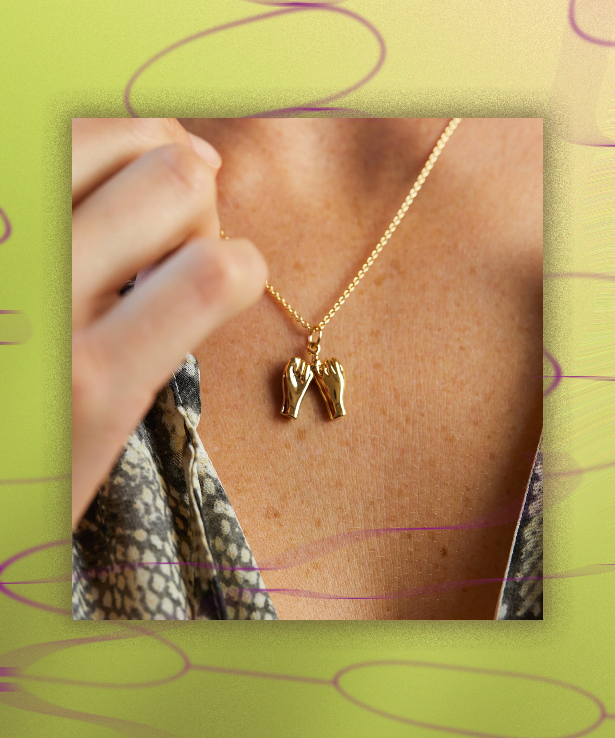 Baublebar Heart 18K Gold Custom Best Friend Necklaces - Heart Best Friend Pendants
