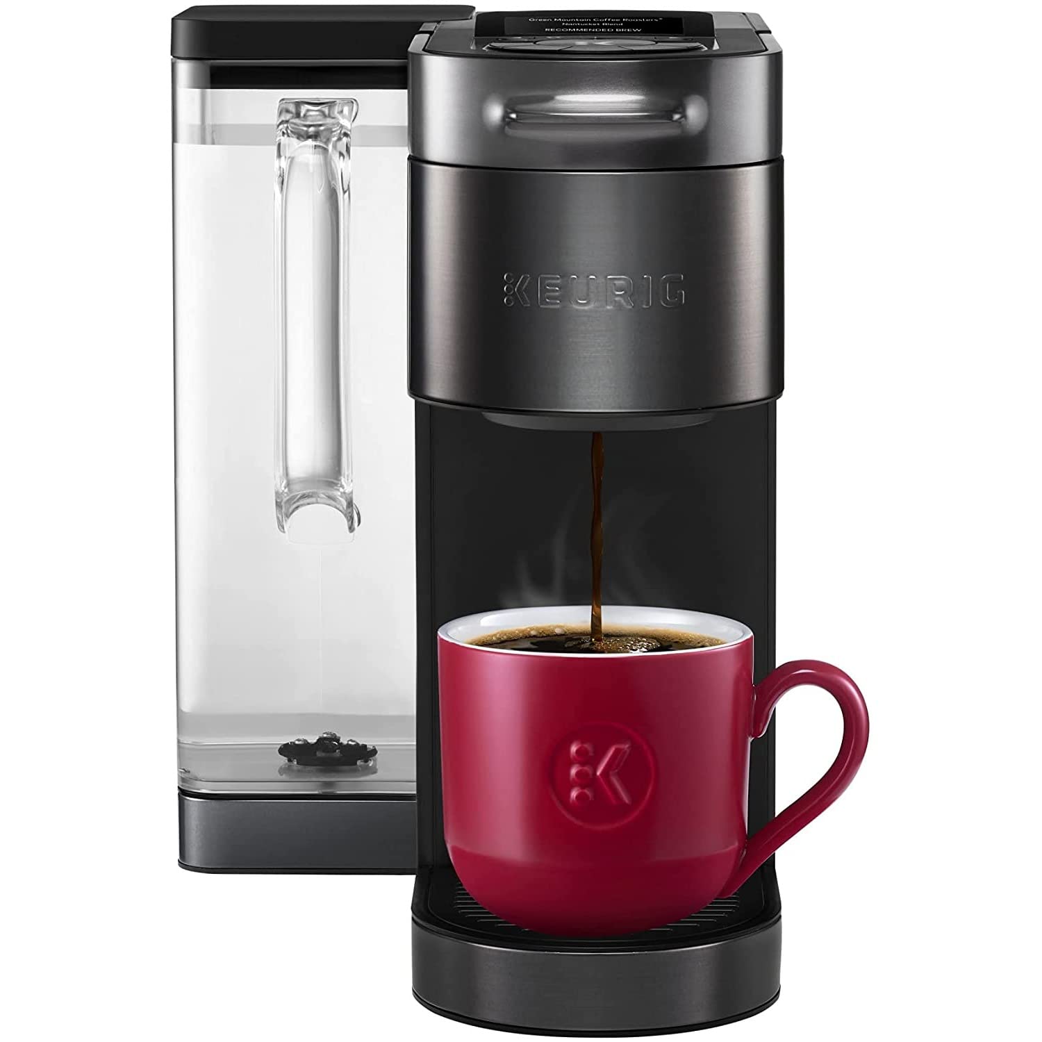 Keurig K-Cafe Special Edition Coffee Maker, Single Serve K-Cup Pod Coffee,  Latte and Cappuccino Maker, Comes with Dishwasher Safe Milk Frother, Coffee  Shot Capability, Nickel 