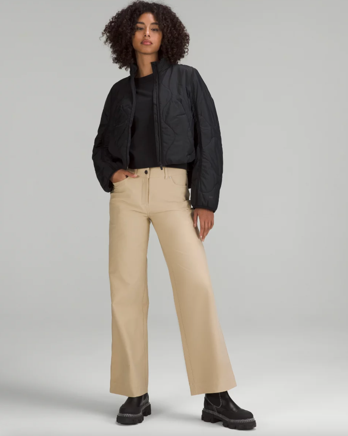  Lululemon City Sleek 5 Pockets Wide Leg : Clothing