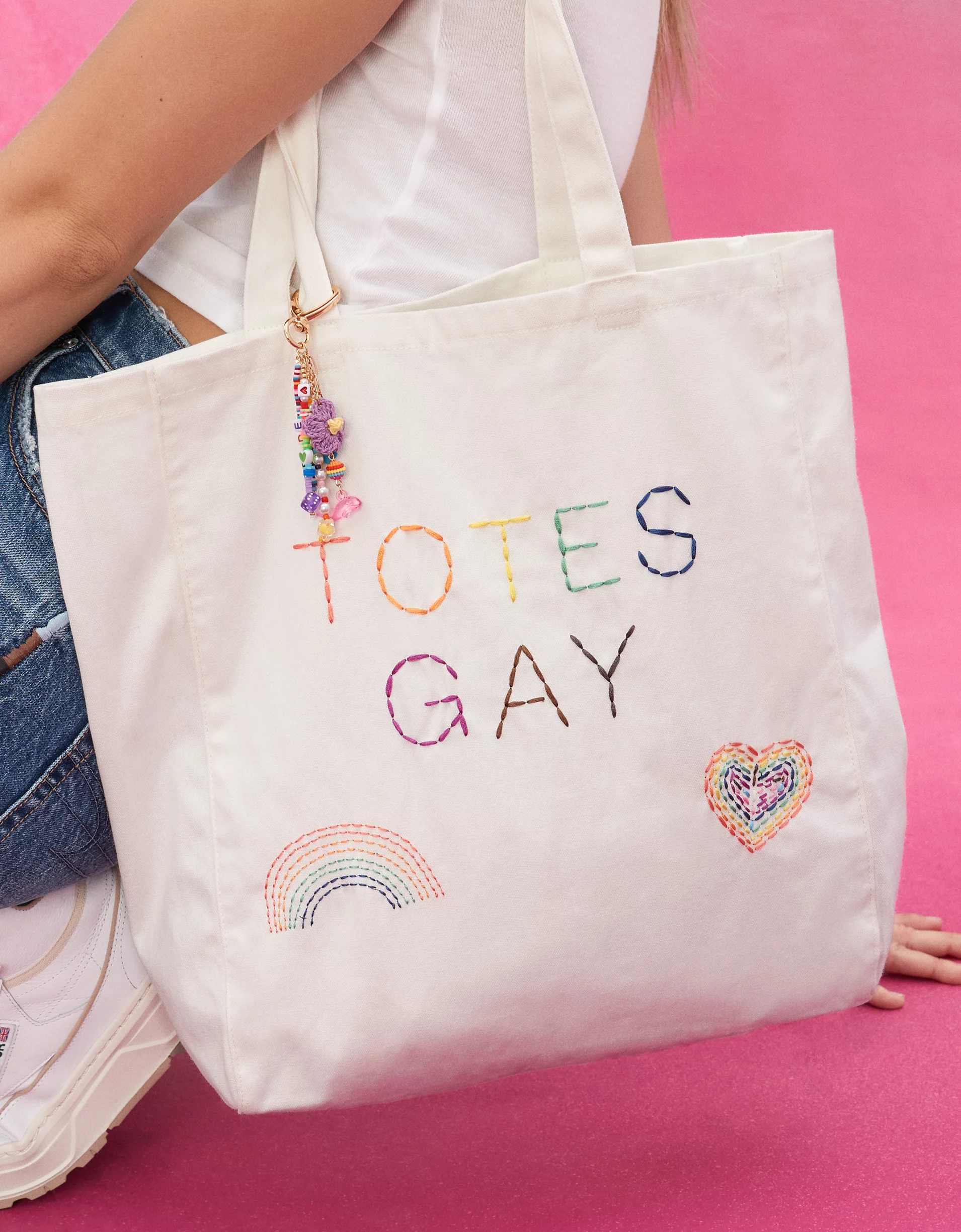 Organic fashion tote bag PRIDE