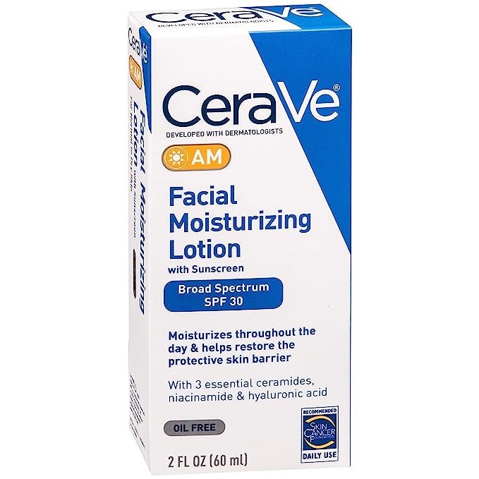 CeraVe + AM Facial Moisturizing Lotion SPF 30