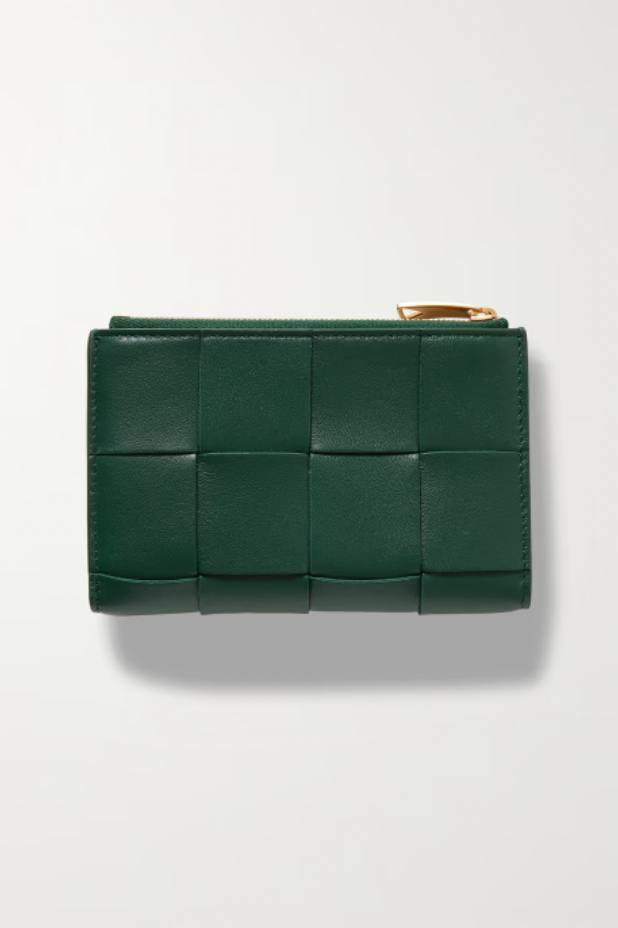 Bottega Veneta + Cassette Intrecciato Leather Wallet